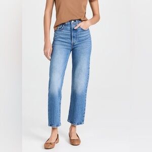 LEVIS ribcage straight ankle jeans
